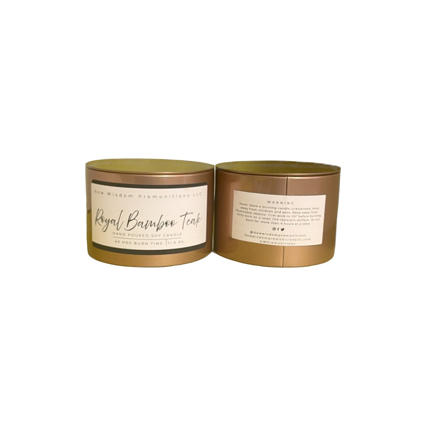 Royal Bamboo Teak "The Ancestor Tell All Focus Eye Opener" Candle