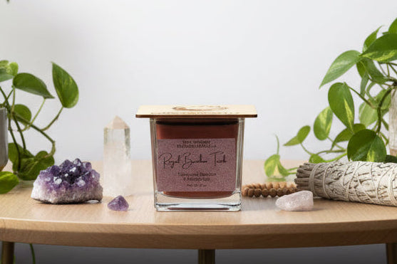 Royal Bamboo Teak "The Ancestor Tell All Focus Eye Opener" Candle