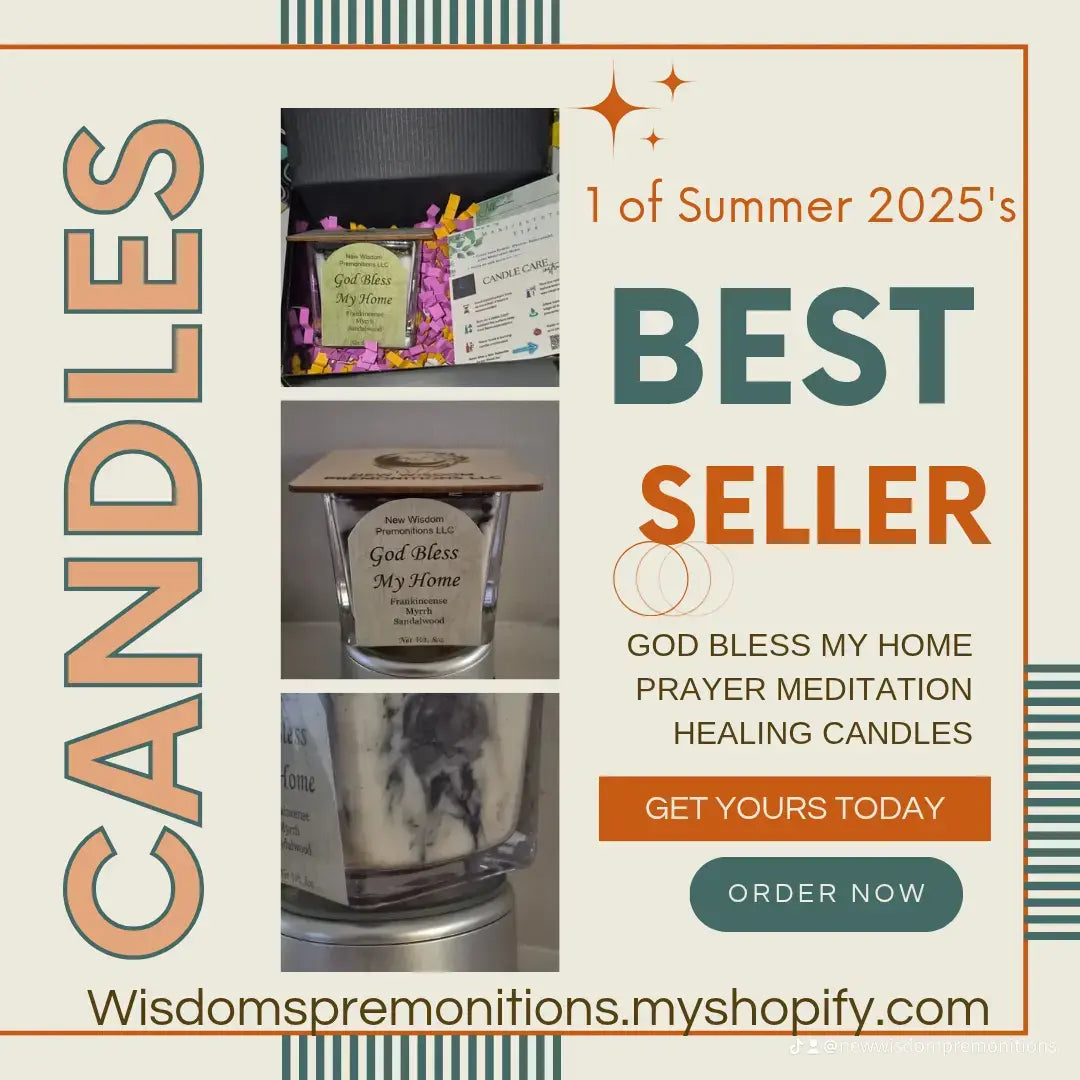 God Bless This Home Candle