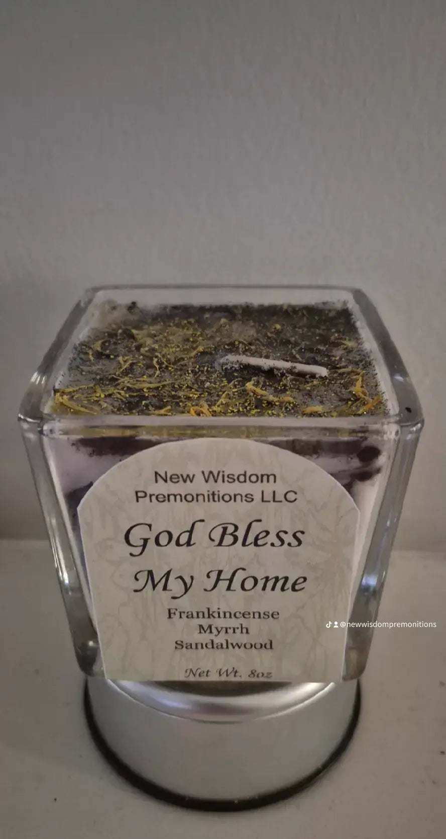 God Bless This Home Candle