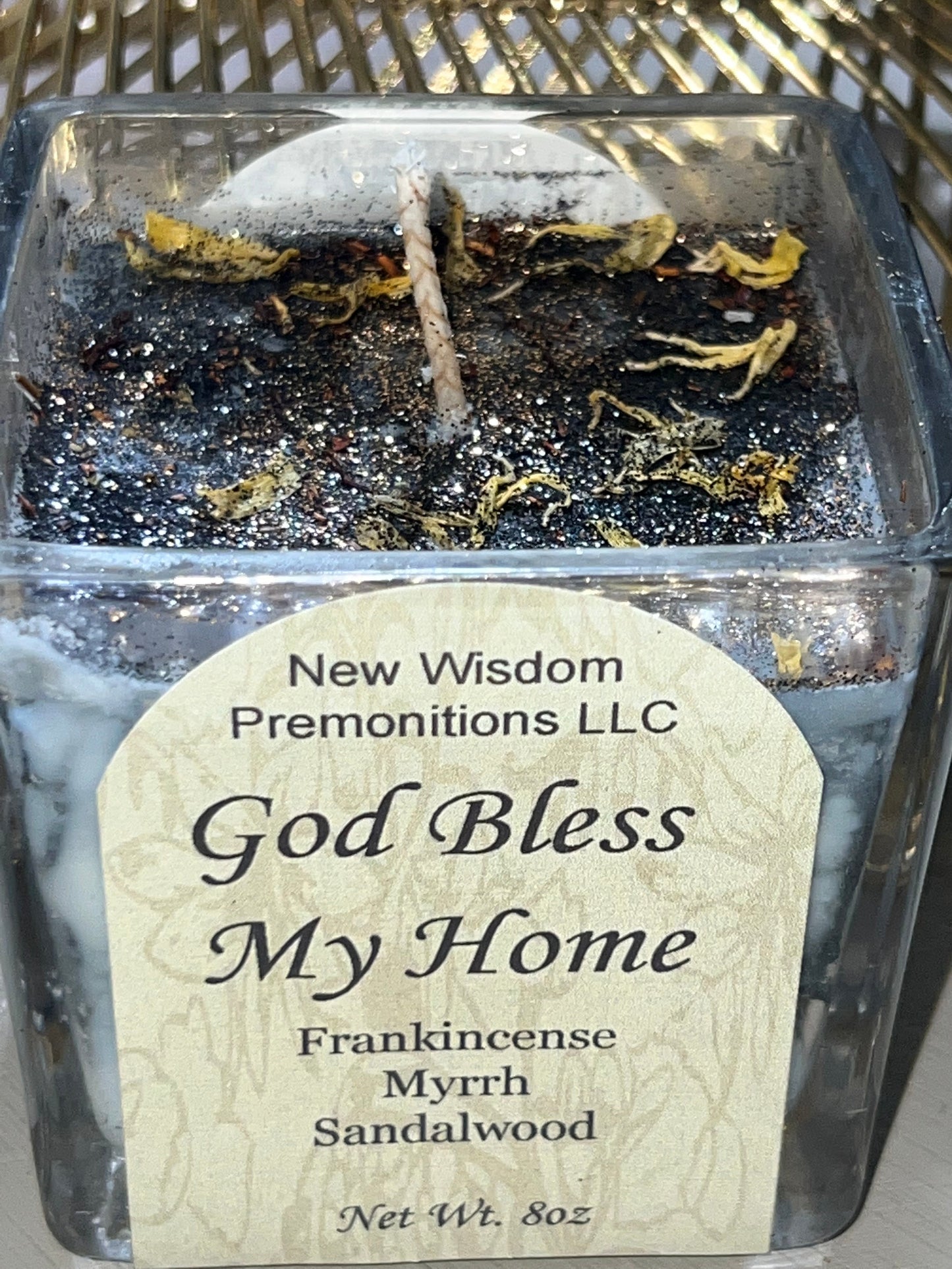 God Bless This Home Candle