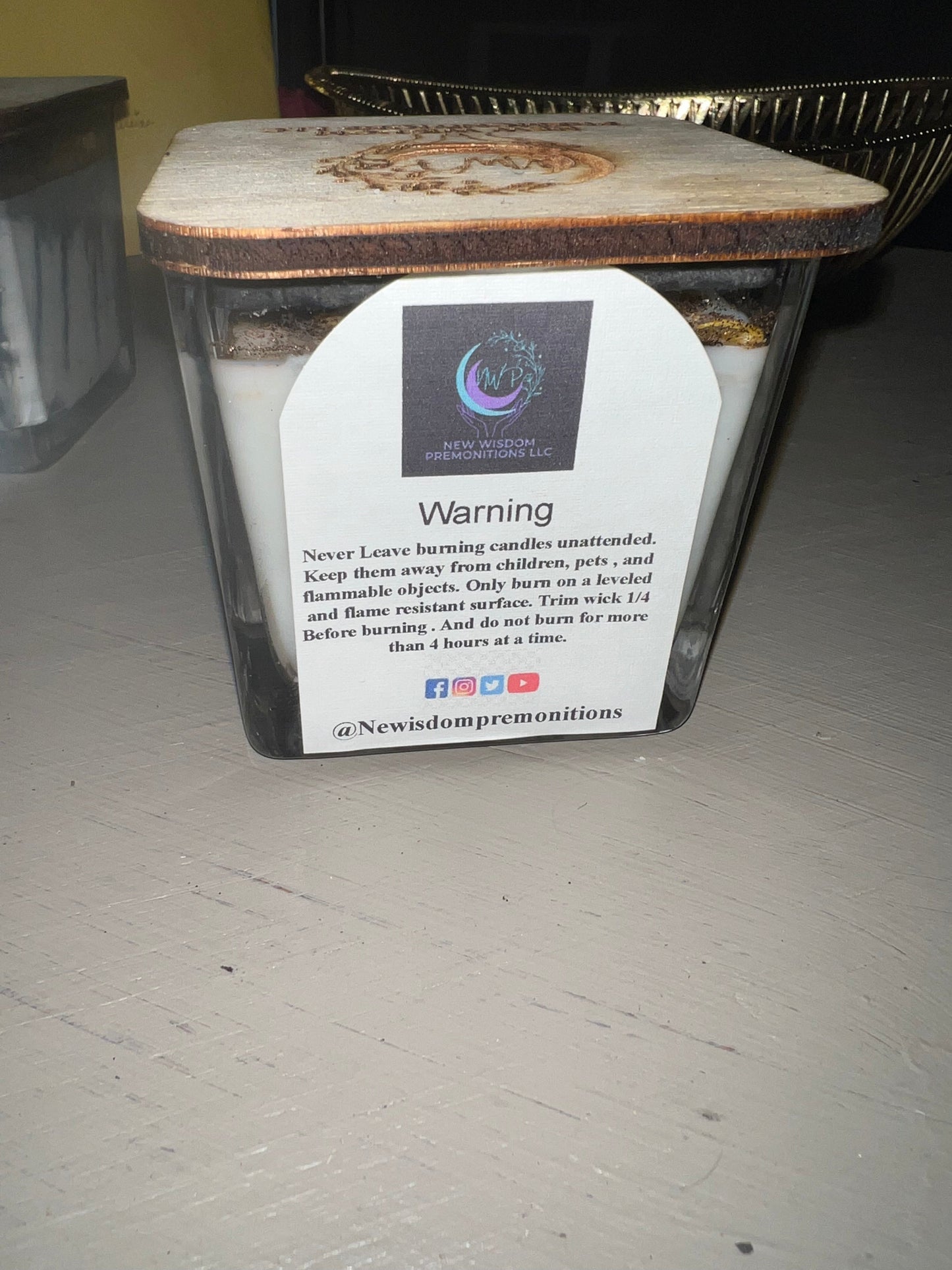 God Bless This Home Candle